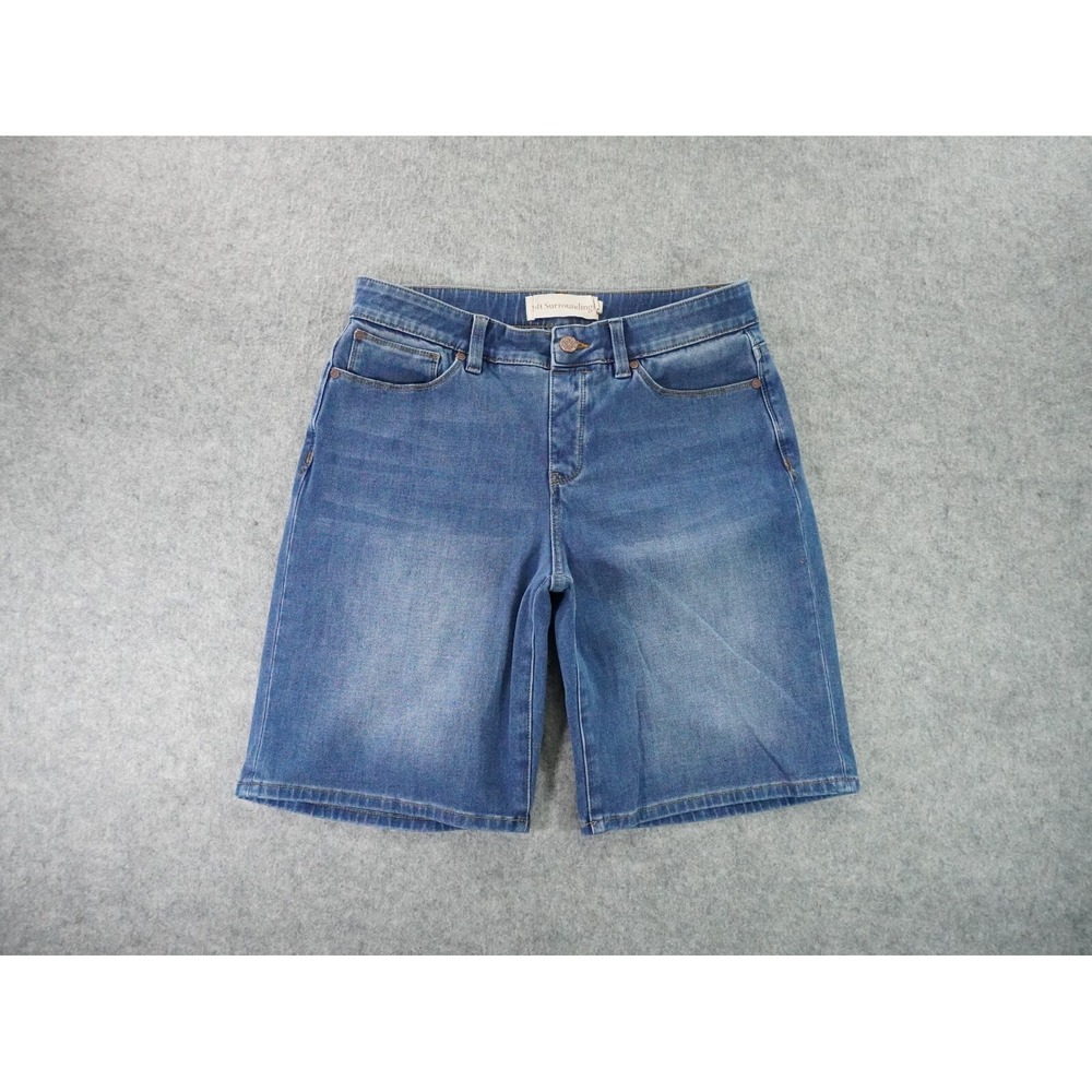Soft Surroundings Shorts Womens Medium Ultimate Denim Pull‎ On Medium Wash